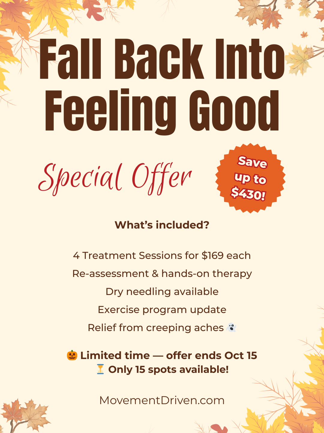 Fall back into Felling Good Promo 2025